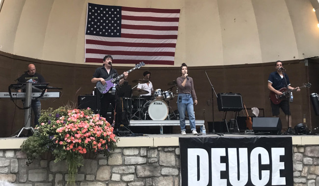 17-year-old Berwick singer Rose Ostrowski takes over as frontwoman of rock band Deuce