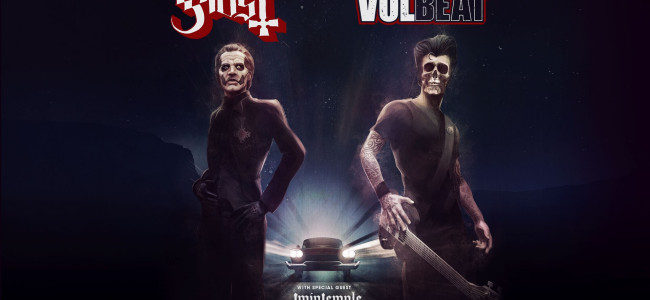 Ghost and Volbeat return to Giant Center in Hershey for co-headlining concert on Feb. 8, 2022