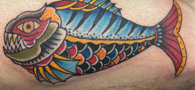 INK OF THE WEEK: ‘Fish’ by artist Bob Shock at Electric City Tattoo & Piercing in Scranton