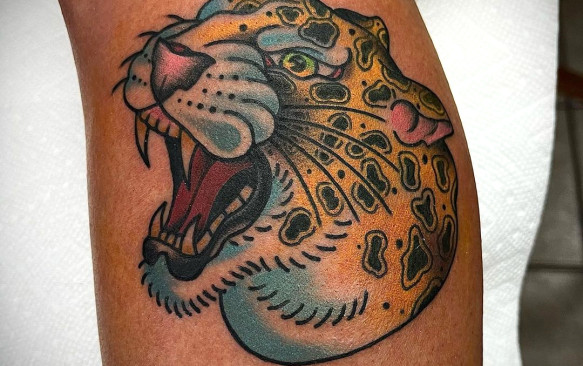 INK OF THE WEEK: ‘Leopard’ by artist Pete Farrell at Electric City Tattoo & Piercing in Scranton
