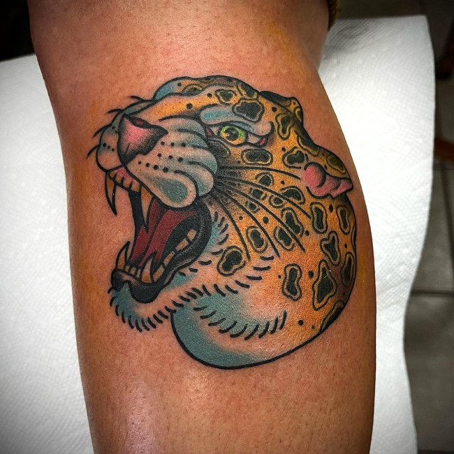 INK OF THE WEEK: ‘Leopard’ by artist Pete Farrell at Electric City Tattoo & Piercing in Scranton