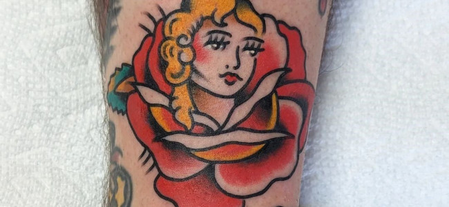 INK OF THE WEEK: ‘Rose Lady’ by artist Balazs Markos at Electric City Tattoo & Piercing in Scranton