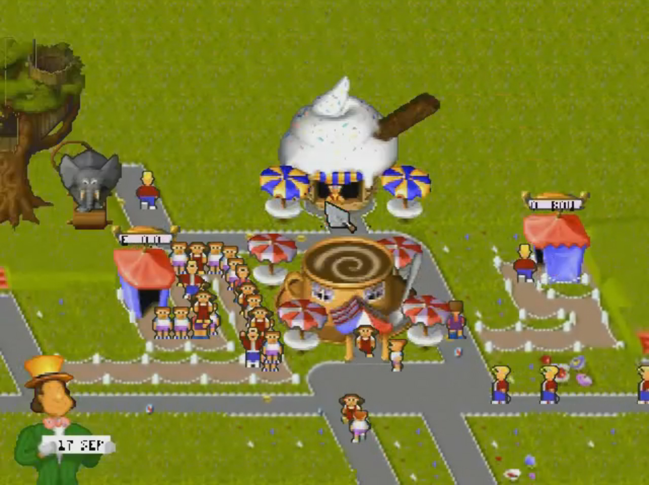 playstation 1 theme park game
