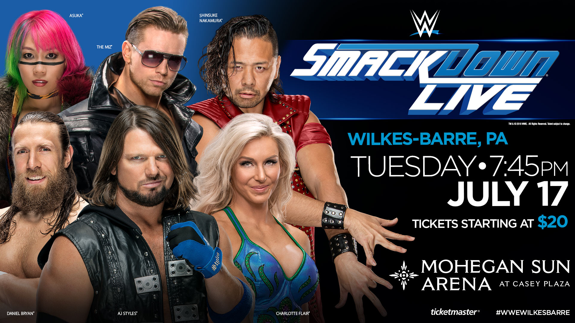 After soldout WilkesBarre event, 'WWE SmackDown' returns to Mohegan