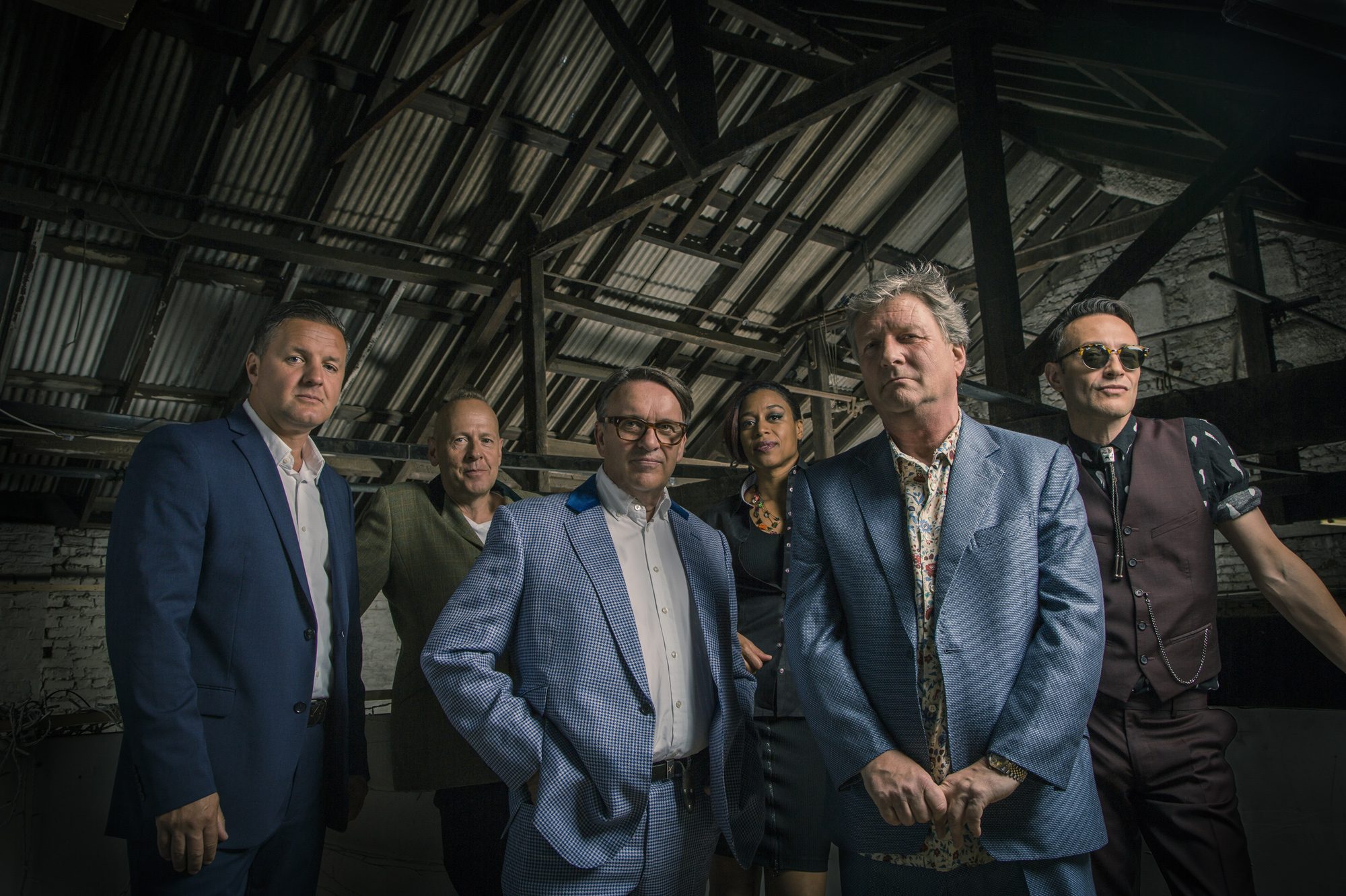British new wave band Squeeze plays with Marshall Crenshaw at Kirby
