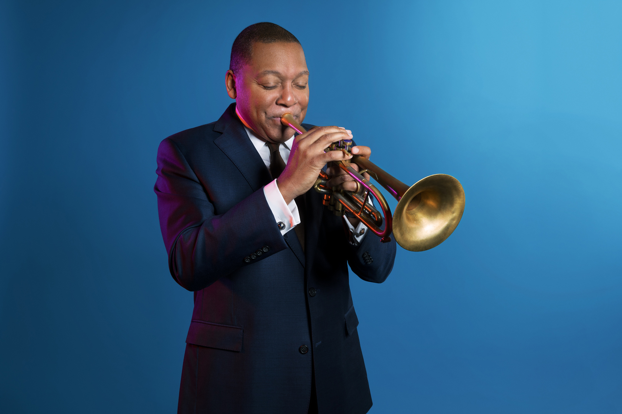Wynton Marsalis leads Jazz at Lincoln Center Orchestra live at Circle