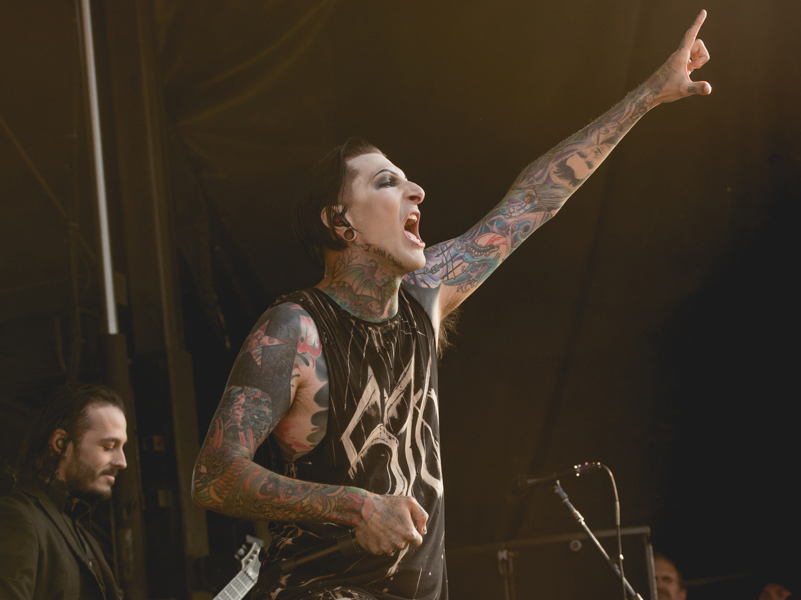motionless in white warped tour